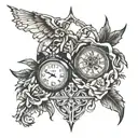 right person wrong time tattoo design idea
