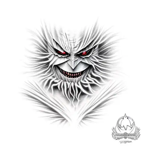 scarecrow from batman  tattoo design idea