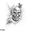 dc comics scarecrow  tattoo design idea