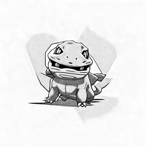 pokemon: Bulbasaur, charmander and Squirtle tails tattoo design idea