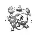 pokemon: Bulbasaur, charmander and Squirtle tails tattoo design idea