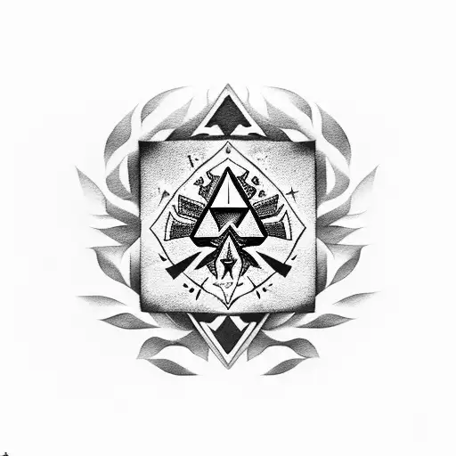 The legend of zelda's silent princess flower tattoo design idea