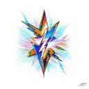 Lightning Bolt tattoo design idea