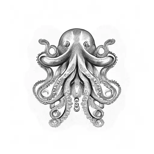 Octopus tentacles wrapping around a stethoscope tattoo design idea