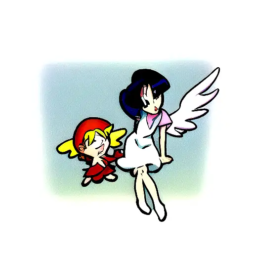 Angel from lilo & stitch tattoo design idea