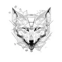 roman wolf tattoo design idea