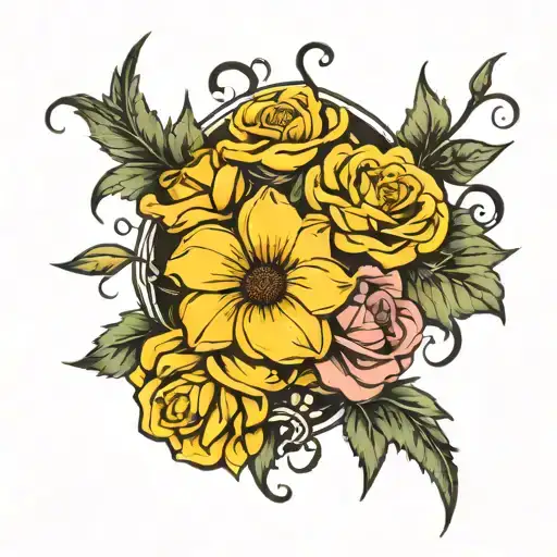 chicana flowers growing persevere mental health harry potter rememberance learning tattoo design idea