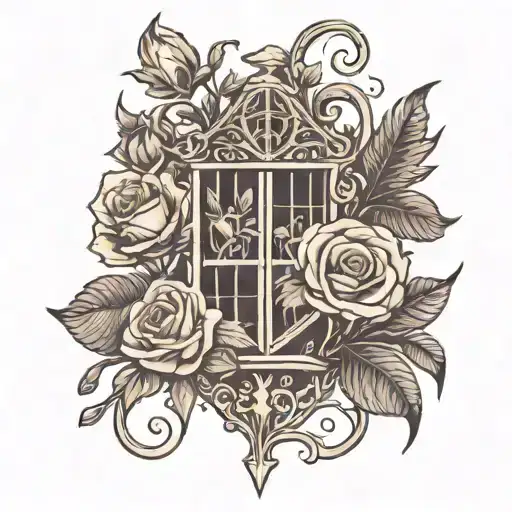 flowers growing persevere mental health harry potter rememberance   tattoo design idea