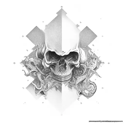 Religious  tattoo design idea