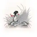 vietnam rice field tattoo design idea