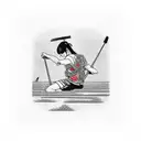 vietnam rice field tattoo design idea