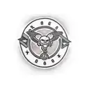 ramones logo original tattoo design idea