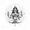 krishna hindi good tattoo design idea