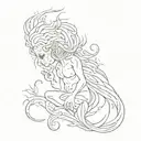 anxiety tattoo design idea