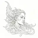 anxiety tattoo design idea