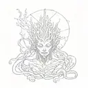 anxiety tattoo design idea