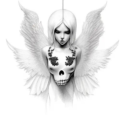 angel miguel tattoo design idea