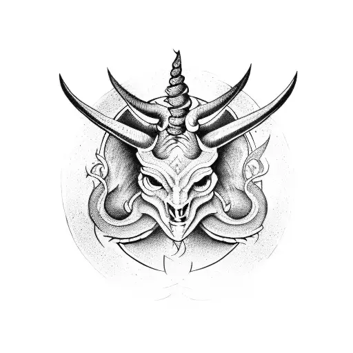 baphomet tattoo design idea