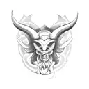 baphomet tattoo design idea