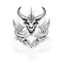 baphomet tattoo design idea