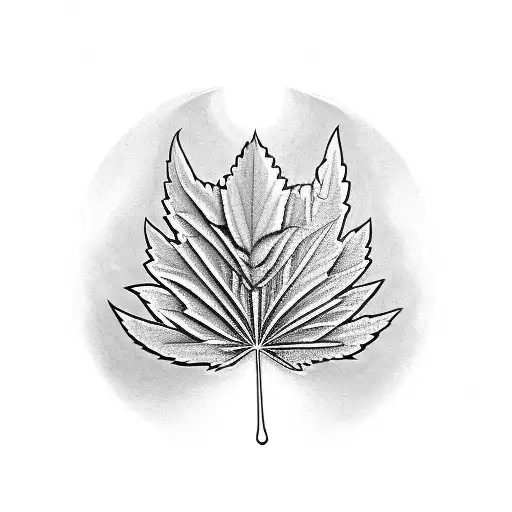 aliens beaming up a weed leaf  tattoo design idea