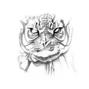 sport car tattoo design idea