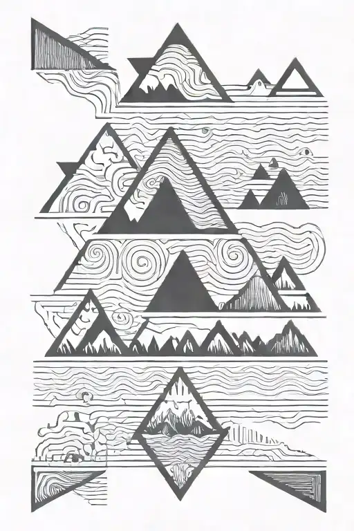 Square Wave, Saw Wave, Triangle Wave, Sine Wave  tattoo design idea