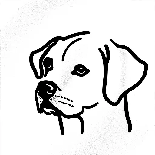 Labrador  tattoo design idea