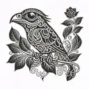 pepe name tattoo design idea