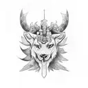 Saxophon  tattoo design idea