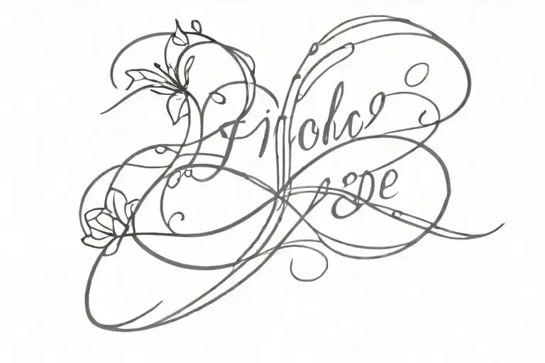 minimalist tattoo birthday date tattoo design idea