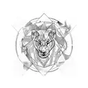 Aquarius leo tattoo design idea