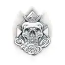 axe tattoo design idea