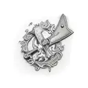 axe tattoo design idea