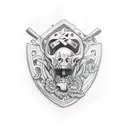 axe tattoo design idea