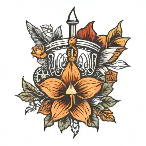 Design a tattoo that represents your occupation as a support worker in addictions tattoo design idea