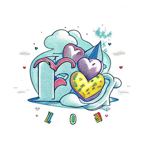 love potion tattoo design idea