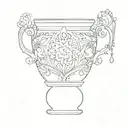 pottery inspired tattoo tattoo design idea