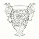 pottery inspired tattoo tattoo design idea