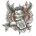 long live leandro tattoo design idea