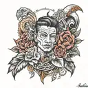 long live leandro tattoo design idea