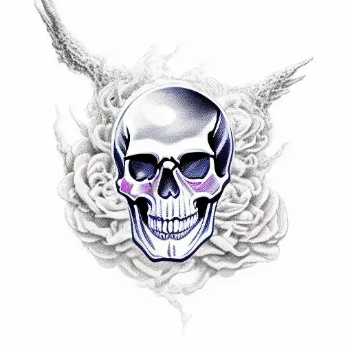 Human Skull Colored With Flames Vector Illustration Human Tattoo Vector  Vector, Human, Tattoo, Vector PNG and Vector with Transparent Background  for Free Download
