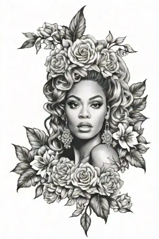 beyonce  tattoo design idea