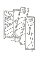 kitkat chocolate bar tattoo design idea
