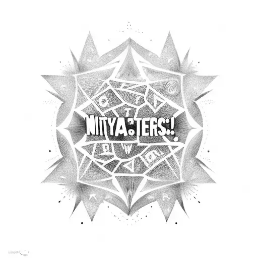 A creating writing that says "Every Nigga Is A Star" tattoo design idea