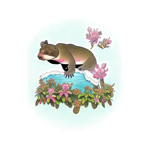 Morrels  Ground sloth NRG Bridge Rhododendron Brook trout Northern red salamander Black bear Sugar maple Timber rattler  tattoo design idea