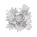 Morrels  Ground sloth NRG Bridge Rhododendron Brook trout Northern red salamander Black bear Sugar maple Timber rattler  tattoo design idea