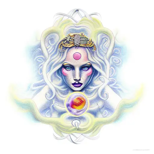 aphrodite and wicca tattoo design idea