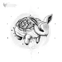 lamb + crow + rabbit & phoenix + owl + turtle tattoo design idea