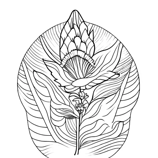 indian paintbrush  tattoo design idea